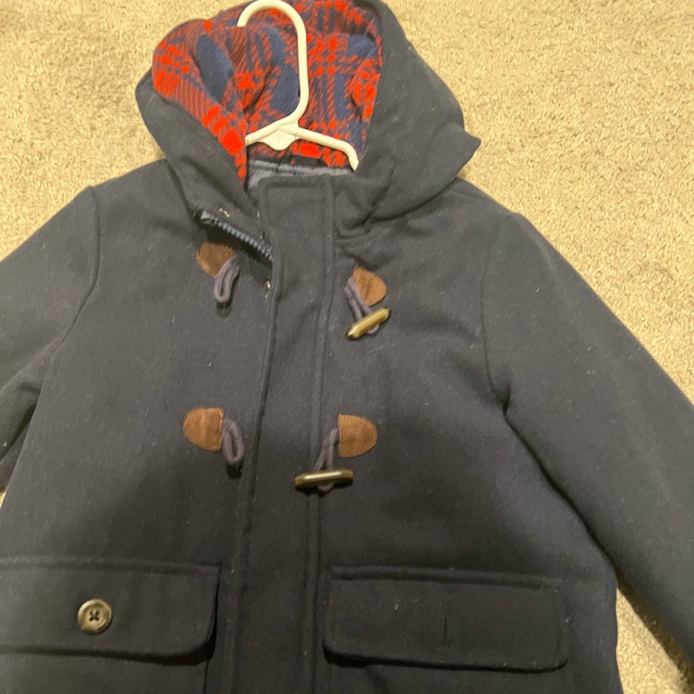 Carter's Blue Peacoat Boy Jacket.